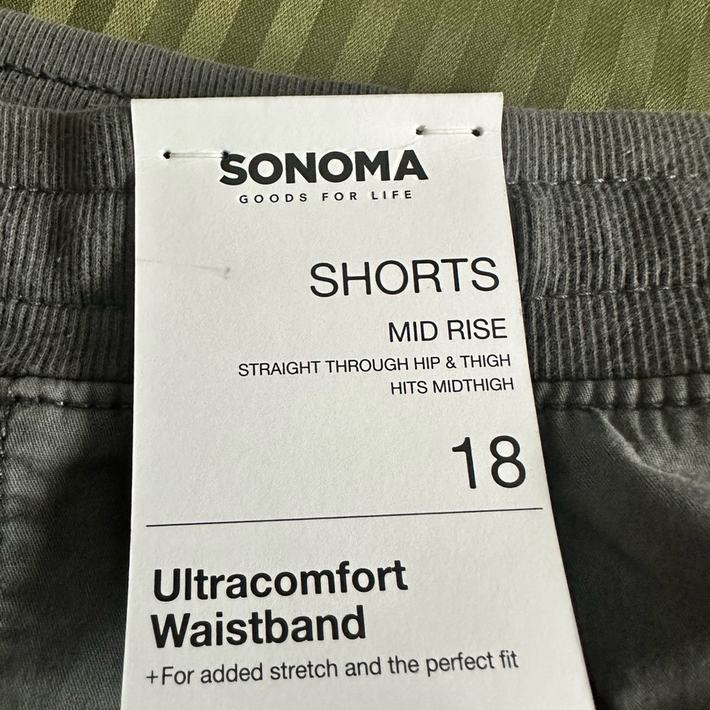 Brand new with tags Women’s grey khaki shorts - Picture 10 of 10